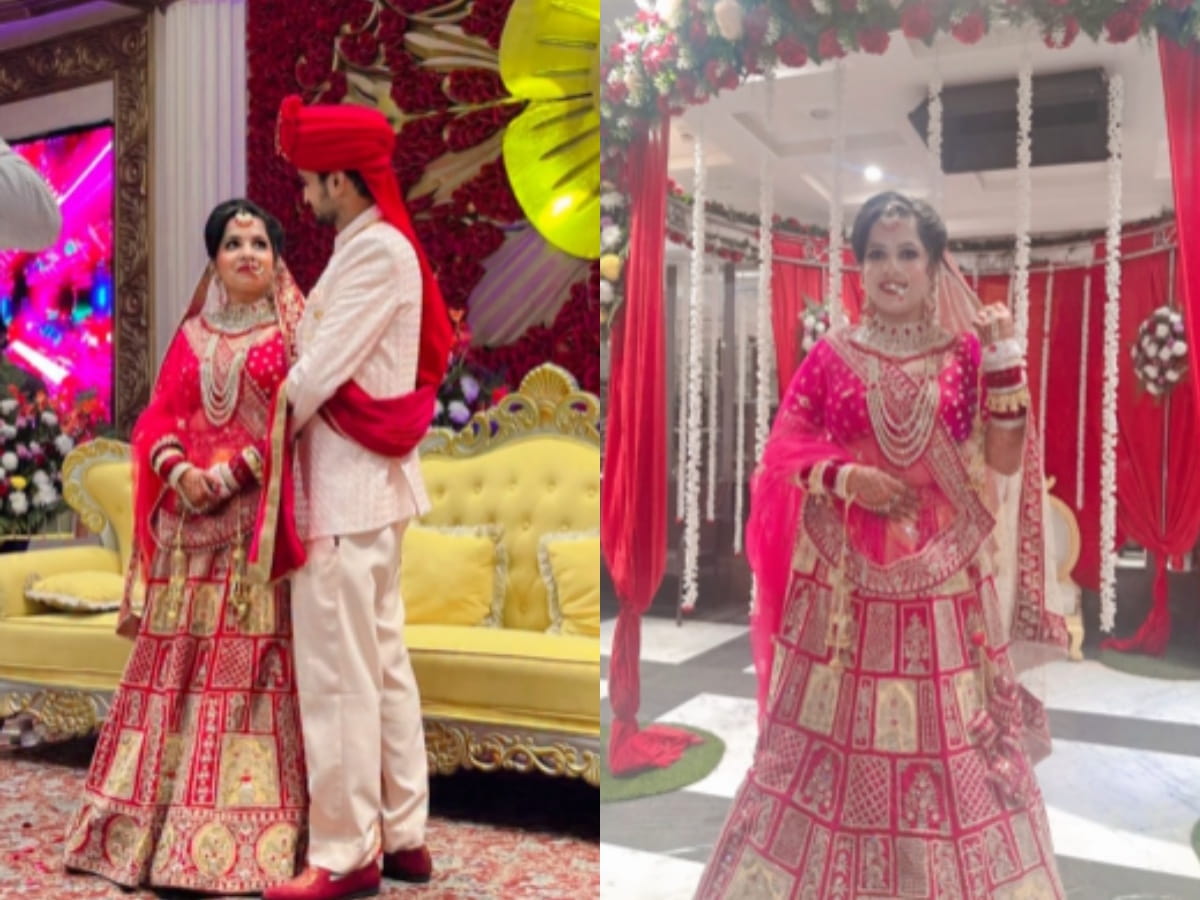 Dhinchak Pooja Wedding pic 