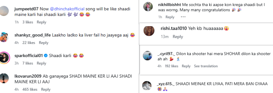 peoples reaction on dhinchak pooja wedding