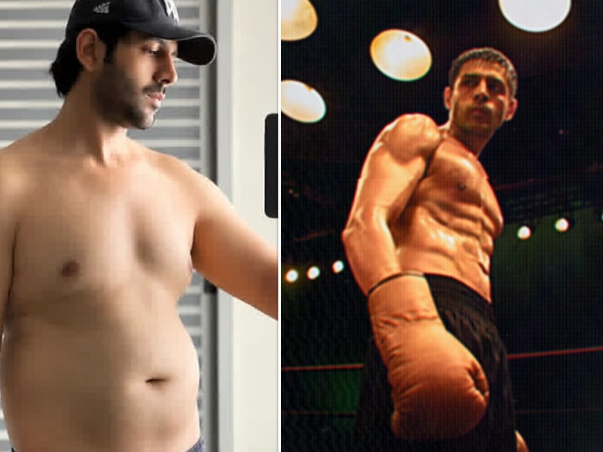 kartik aryan transformation for chandu champion