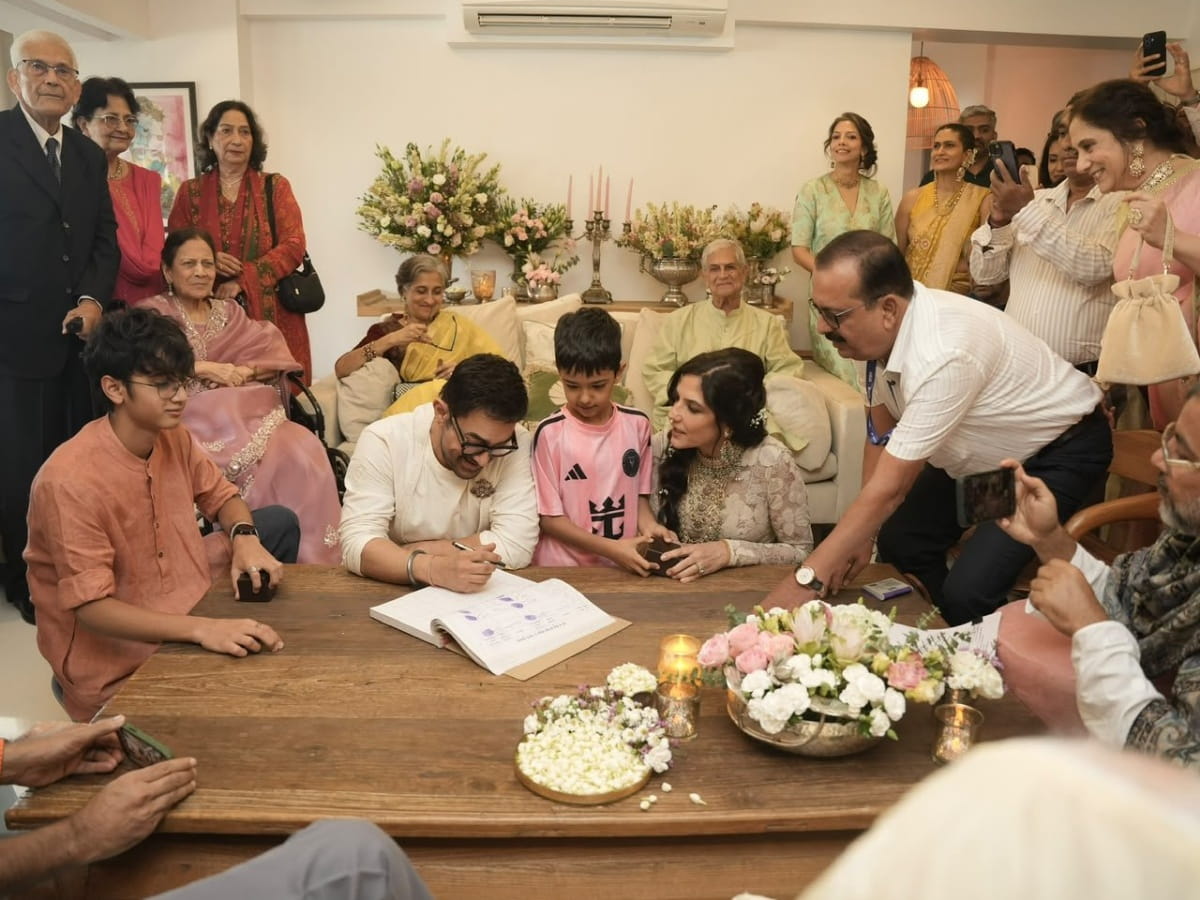 Aamir Khan and Gauri Spratt Wedding
