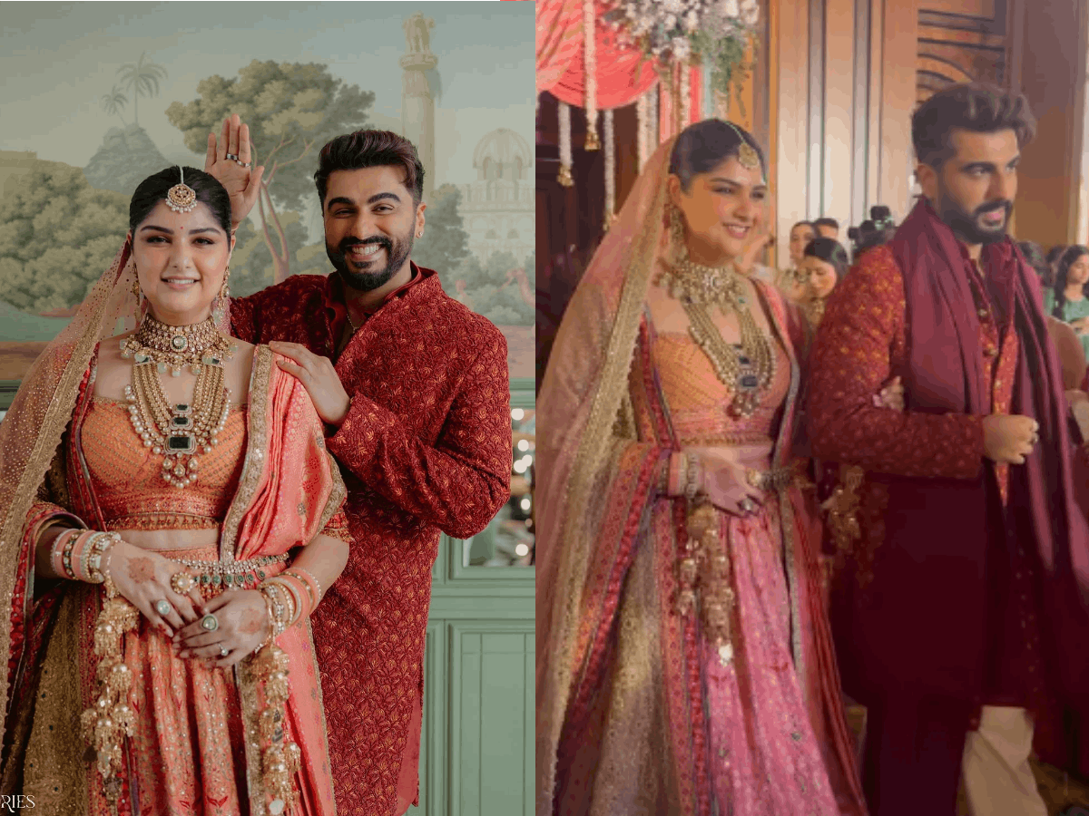 Arjun kapoor at sister anshula kapoor wedding