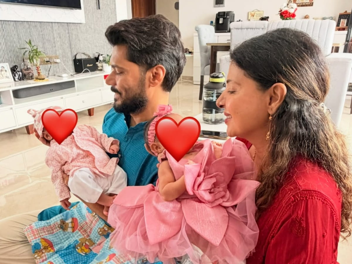 Awinash Dwivedi and Sambhavna Seth kids