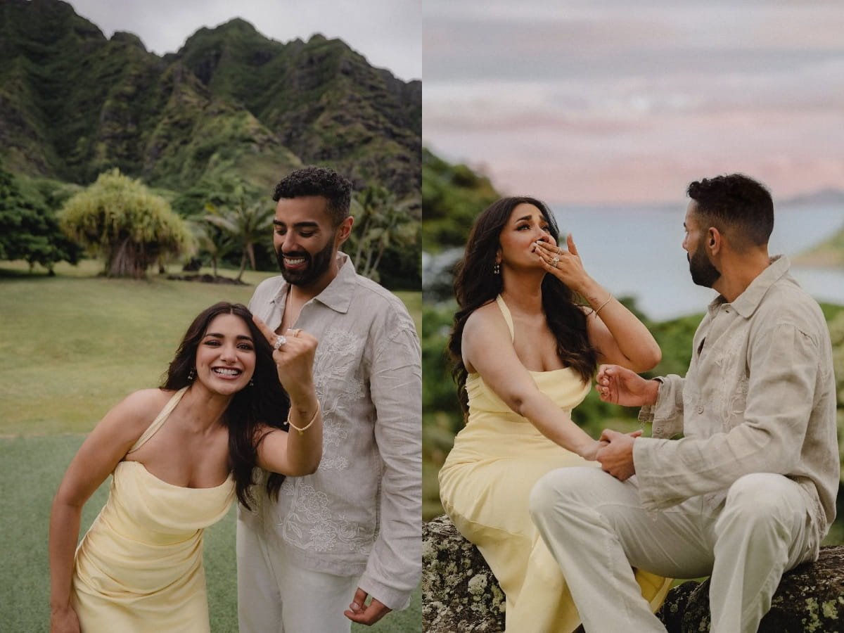 jiya shankar engagement pics