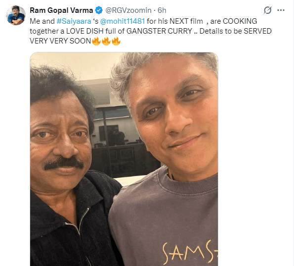 Mohit Suri and RGV