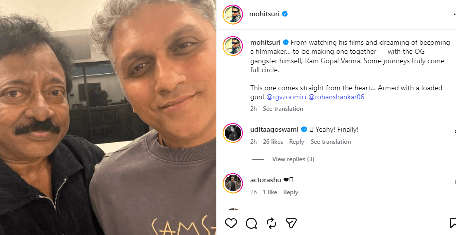 Mohit Suri and RGV