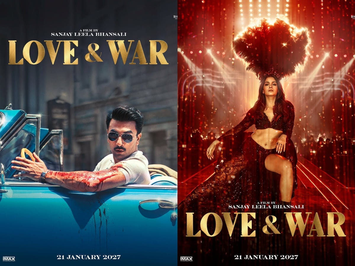 ranbir and alia first look from love and war