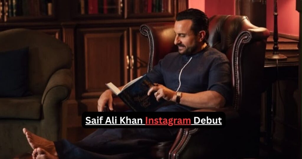 Saif ali khan Instagram Debut